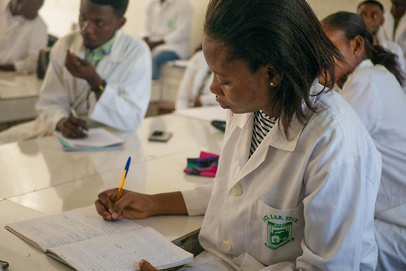 A student Researcher in Accra, Ghana